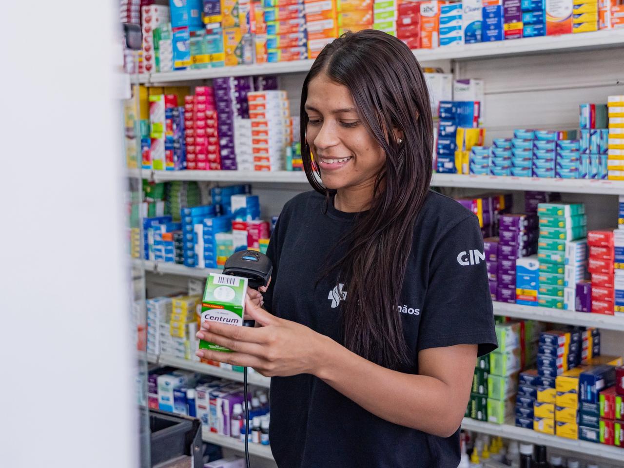 Atendimento no caixa