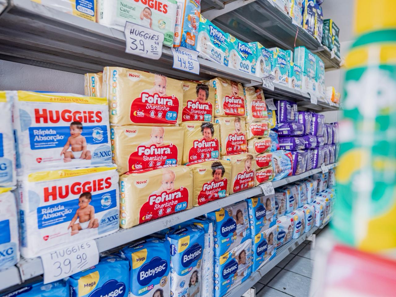Seção de Fraldas